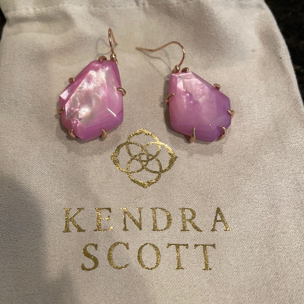 Purple Kendra Scott Earrings